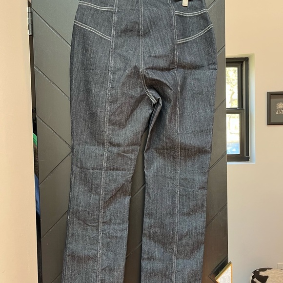 Maeve Downtown Date High-Rise Straight-Leg Jeans dark indigo womens 29 nwt - Picture 6 of 9